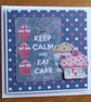 Keep Calm & Eat Cake Cupcake Card - Image 3