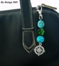 Compass Style Bag Charm - Keyring - Image 2
