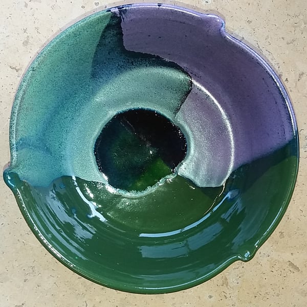 Scrumptious multi-coloured ceramic bowl
