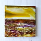 Autumn Landscape Mixed Media Painting