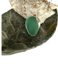 Sea Glass  Pendant Framed With Silver - Image 1