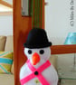 Festive Hanging Snowman Decoration - Image 2