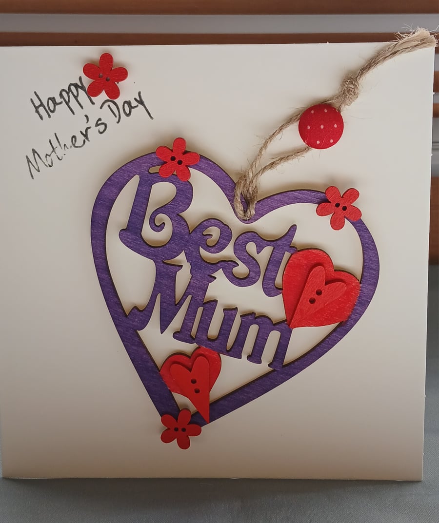 Handmade Mother's day card
