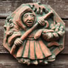 Fishing Monk Plaque