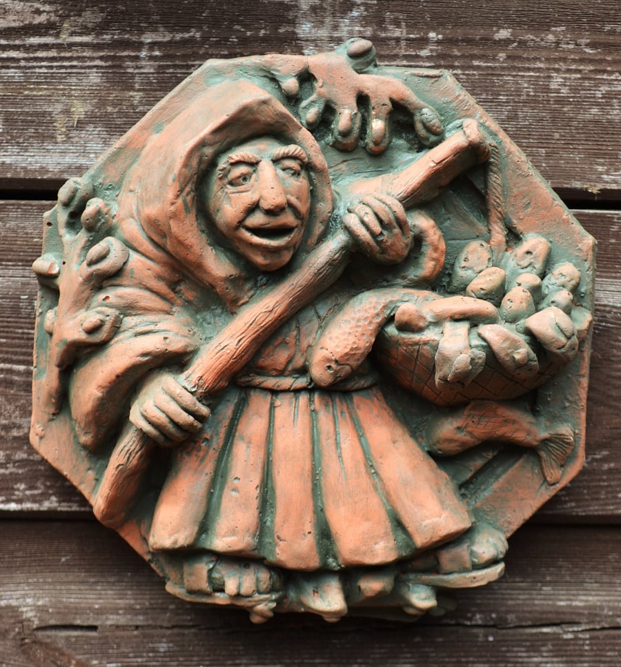 Fishing Monk Plaque