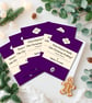 Pack of 5 Does Anyone Really Like Christmas Pudding? - Penguin Style Xmas Card
