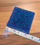 Coaster with anti-slip feet - blue, purple, and green mix (Pattern 2) - Image 2