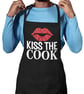 Funny Apron KISS The Cook Novelty Apron gift - Image 3
