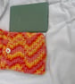 Handmade Crochet Kindle Pouch - Colourful book lover gift - e-reader sleeve - Image 3