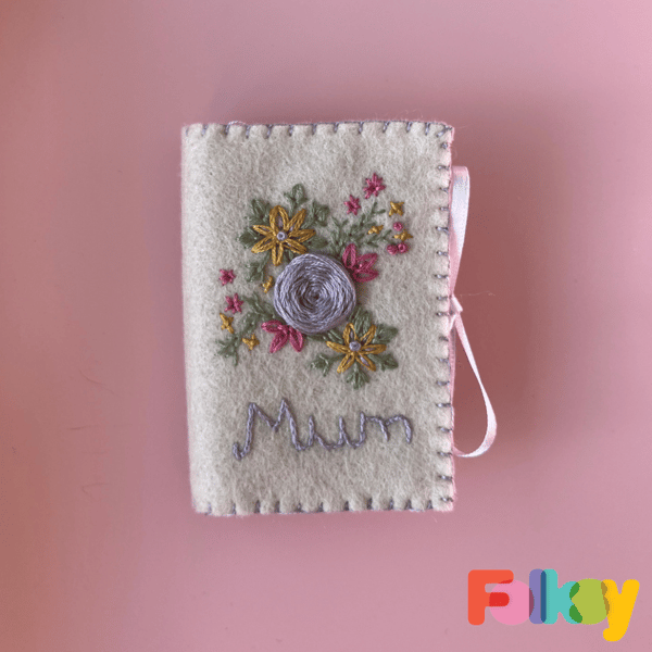 Needle Book - Mum Floral