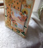 sunflower and butterflies greeting card