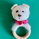 Crochet teething toy 