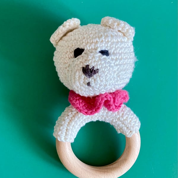 Crochet teething toy 