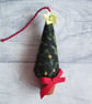 Trio of Tiny Christmas Tree Decorations, Little Christmas Trees - Image 3