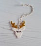 Personalised Glitter Stag decoration - Image 2