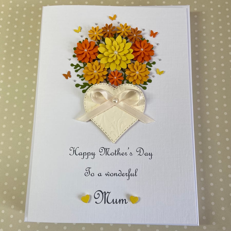 Personalised Mother’s Day Card Gift Boxed Mum Mam Mom Nan