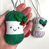 Festive Yarn Ball Christmas Tree Decoration