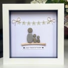 Personalised Nanny Frame, Gift for Nana, Pebble Frame, Pebble Gift for Nanny