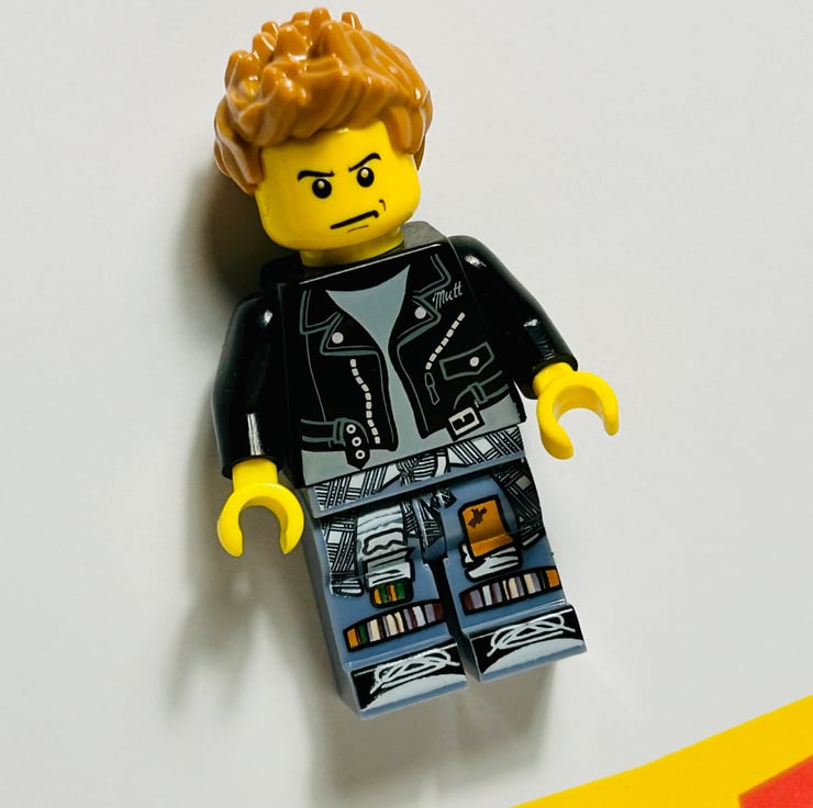THE SEX PISTOLS Framed Custom Lego Minifigure Folksy