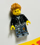 THE SEX PISTOLS - Framed custom Lego minifigure - Johnny Rotten - Image 2