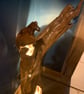 Large sculptural, timber floor lamp - Image 3