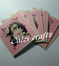 Astrantia Flower Notelets Pack Of 6 - Image 5