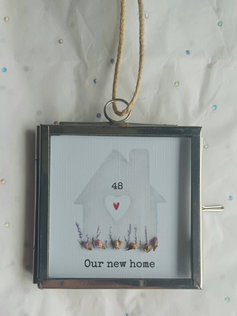 New Home Miniature Framed Art Print