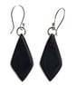Onyx & Cultured Opal Earrings Sterling Silver Jewellery Gift Gemstone Manmade - Image 7