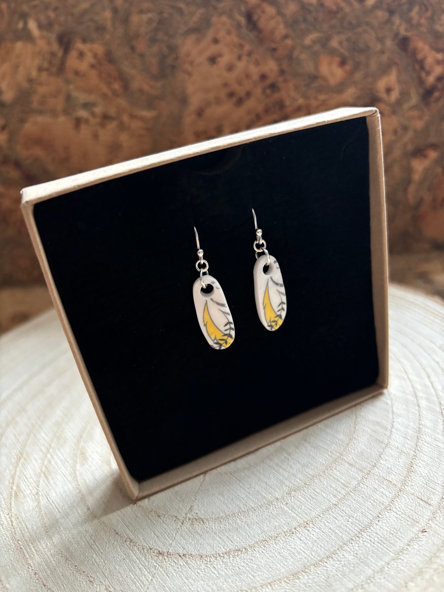 Handmade Earrings, Unique, Sterling Silver Eco Friendly Gifts Handmade Christmas