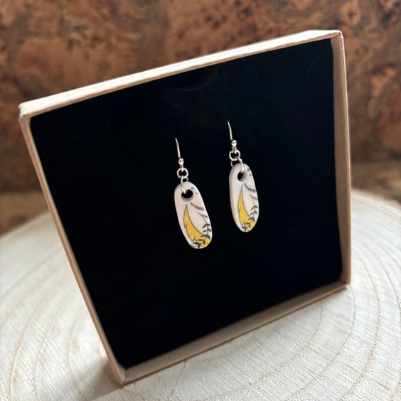 Handmade Earrings, Unique, Sterling Silver Eco Friendly Gifts Handmade Christmas