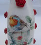 Handmade Robin flower vase,  - Image 3