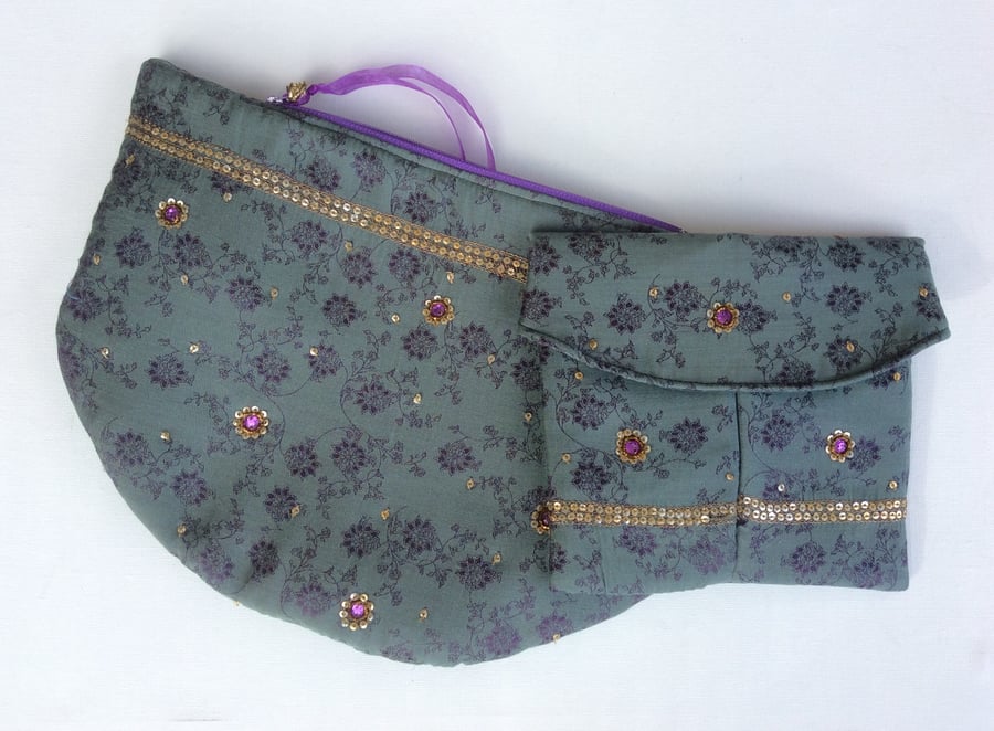 Beautiful bundle, wedding, clutch bag and pouch