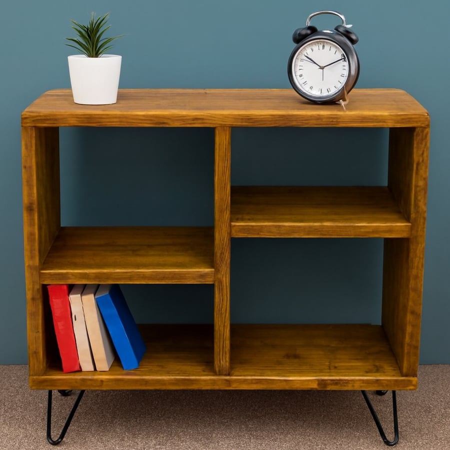 Rustic Solid Wood Storage Unit 