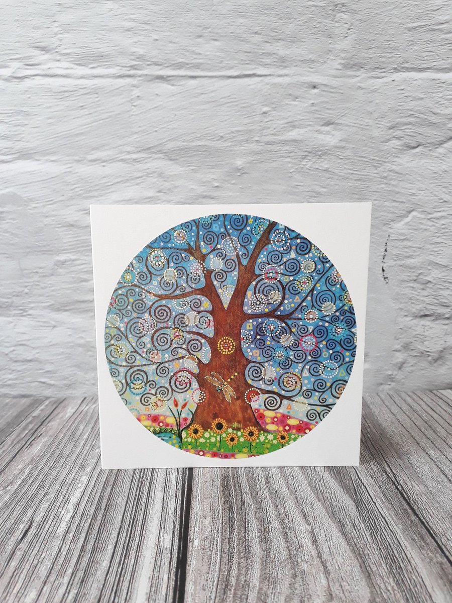 Tree of Life Greeting Card, Birthday Card