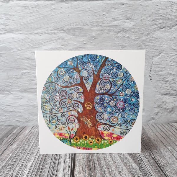 Tree of Life Greeting Card, Birthday Card