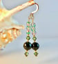 Green Necklace & Earrings Gift Set, Swarovski Crystals, Reduced To Clear - Image 5