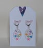 Oval Shaped Resin Earrings