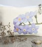 Coin purse - small zipped pouch - forget me not print - Image 4