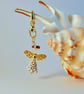 Christmas Angel Bag Charm, Stocking Filler, Secret Santa, Gifts For Her