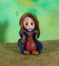 Tiny Garden Gnome 'Jess' OOAK Sculpt Ann Galvin