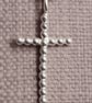 Silver Beadedwire Cross pendant - Image 3
