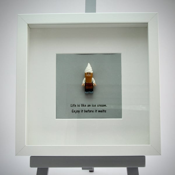 Ice Cream mini Figure framed picture 