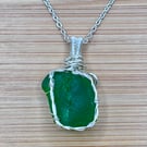 Scottish Sea Glass Pendant - Green - Absolutely beautiful!