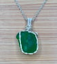 Scottish Sea Glass Pendant - Green - Absolutely beautiful!