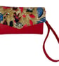 Clutch bag wristlet for phone and cards cash, small phone bag, faux leather conc - Image 1