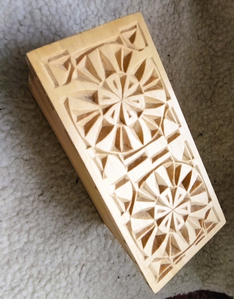 chip carved box