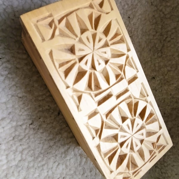 chip carved box