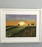 Sunset Over Fields - Print - Image 1
