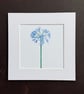 'Agapanthus' 8" x 8" Mounted Print
