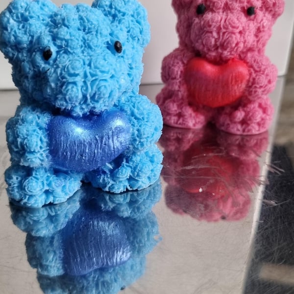 soap bear with heart